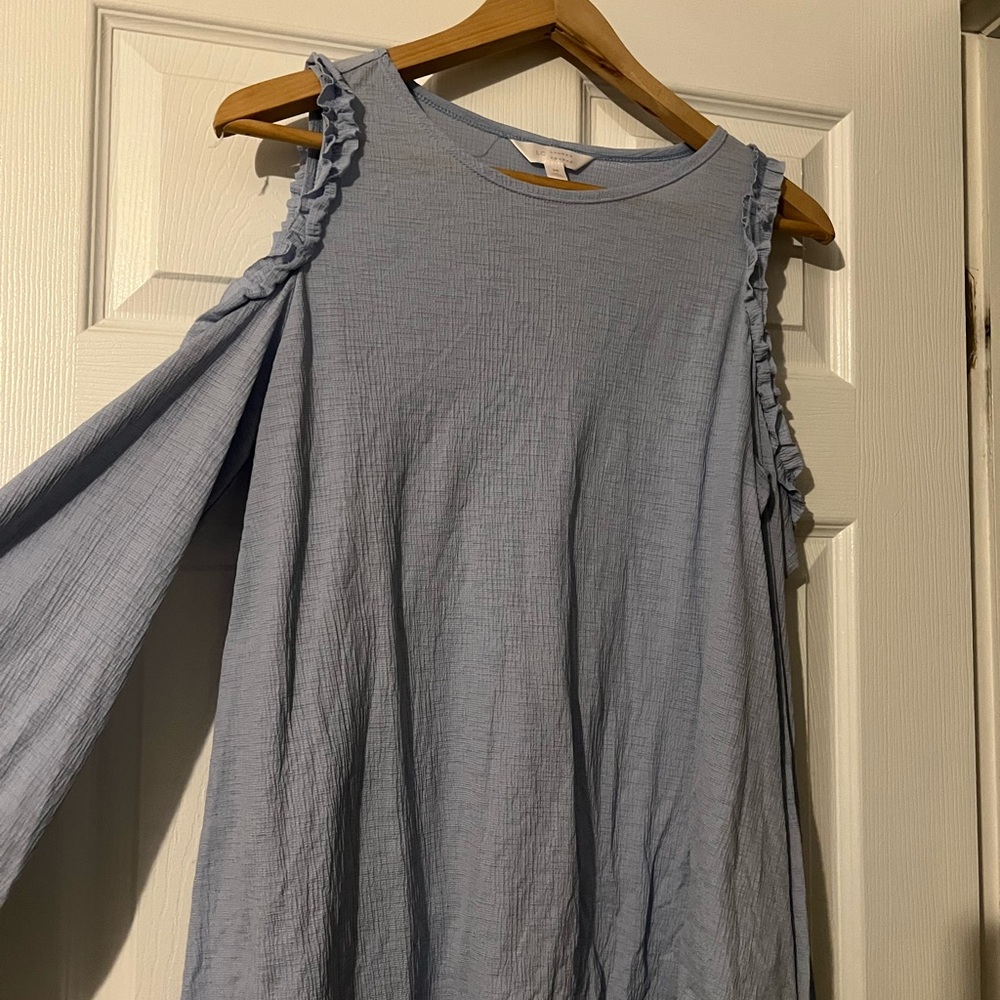 Lauren Conrad blue blouse